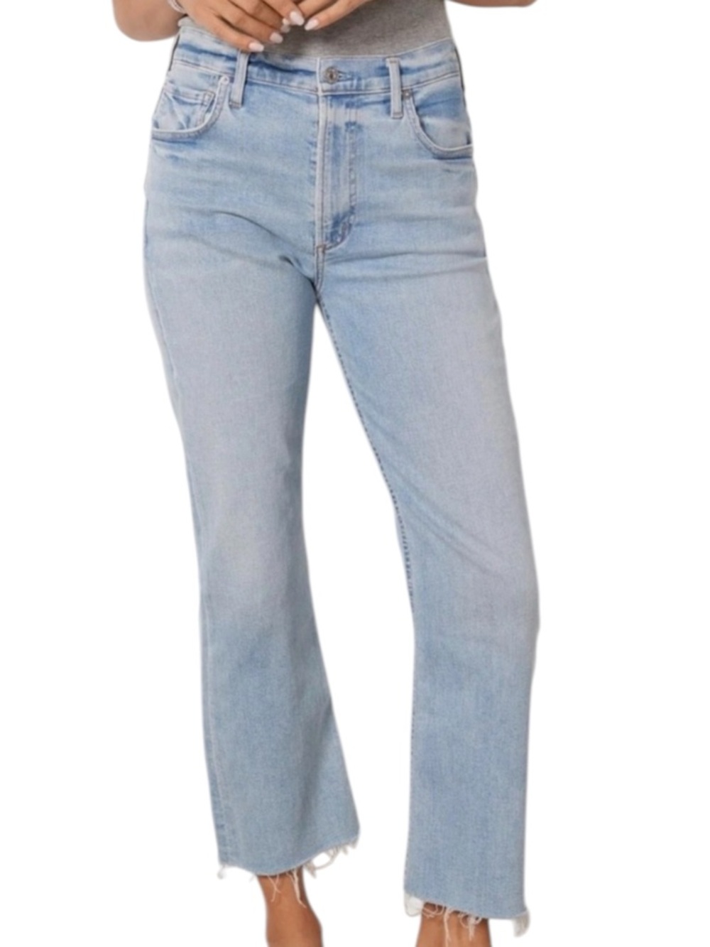 NWT Citizens of Humanity Isola Mid Rise Cropped Boot Cut Jeans in Lyric
